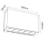 Plafon A - Glare 5 - Czarny (100 mm) 3000K 1037  - Antigo