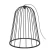Lampa stojąca ogrodowa no. moon O - Czarna (930 mm) 9417  - Antigo