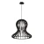 Lampa wisząca Octo - Czarna sklejka (440 mm) 5020  - Antigo