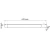 Spot magnetyczny Komatsu Slim - Czarny - 48V 24W 1920lm (670 mm) 3000K 6051  - Antigo