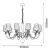Lampa wisząca Lilosa 10 - Mosiądz polerowany (970 mm) 8683  - Antigo