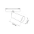 Spot magnetyczny Komassa Slim (system Komatsu Slim) - Czarny - 48V 8W 640lm (45 mm) 3000K 6063  - Antigo