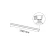 Lampa wpuszczana Hiate Line - Biała (1200 mm) 3000K 1829  - Antigo
