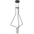 Lampa wisząca no. Vi 3 - Czarna (1154 mm) 5140  - Antigo