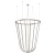 Lampa wisząca no. moon A Z - Srebrny mat (600 mm) 5144  - Antigo