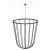 Lampa wisząca no. moon O Z - Czarna (800 mm) 5143  - Antigo