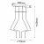 Lampa wisząca no. Vi 4 - Czarna (1120 mm) 5141  - Antigo