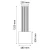 Lampa wisząca IHI - Czarna-czarny (480 mm) 9042  - Antigo