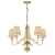 Lampa wisząca Lilosa 5 - Mosiądz polerowany (750 mm) 8679  - Antigo