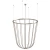 Lampa wisząca no. moon O Z - Srebrny mat (800 mm) 5142  - Antigo
