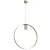 Lampa wisząca Ortiga 3 - Srebrny mat (400 mm) 5153  - Antigo