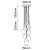 Lampa wisząca Jun 8 - Czarna (320 mm) 5171  - Antigo