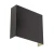 Kinkiet Kitami 1 - Czarny (160 mm) 4410  - Antigo