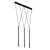 Lampa wisząca Miaki 3 - Czarna (600 mm) 7946  - Antigo