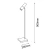 Lampa stołowa Kavos - Mosiądz polerowany-czarna (900 mm) 8376  - Antigo