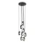 Lampa wisząca Furoku 8 - Czarna 4000K 8539  - Antigo