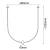 Lampa wisząca no. C - Srebrny mat (860 mm) 5083  - Antigo