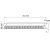 Spot magnetyczny Komatsu Slim dot move - Czarny - 48V 24W 1920lm (452 mm) 4000K 6062  - Antigo