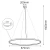 Lampa wisząca Agari 87 - Złota (870 mm) 4000K 5335  - Antigo