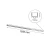 Plafon Hiate Line - Czarny (1500 mm) 3000K 1812  - Antigo