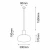 Lampa wisząca Tanpo O Z - Czarna (300 mm) 5209  - Antigo