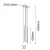 Lampa wisząca Kosame 5 - Złota (600 mm) 5202  - Antigo