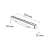 Spot magnetyczny Komatsu dot - Biały (220 mm) 48V 12W 960lm 4000K 6646  - Antigo