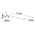 Lampa modułowa Drop Line 2 - Czarna (600 mm) 1013  - Antigo