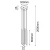 Lampa wisząca Kosame 8 - Czarna (600 mm) 7856  - Antigo