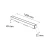 Spot magnetyczny Komatsu - Czarny (1200 mm) 48V 40W 3200lm 3000K 6589  - Antigo