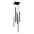 Lampa wisząca Yabu 8 - Czarna (700 mm) 5530  - Antigo