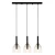 Lampa wisząca Botor 3 - Czarna (530 mm) 5096  - Antigo