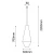 Lampa wisząca Hagata 3 - Szara (300 mm) 5126  - Antigo