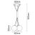 Lampa wisząca iO 3 - Czarna (600 mm) 9143  - Antigo