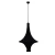 Lampa wisząca Alda M - Czarna (420 mm) 5112  - Antigo