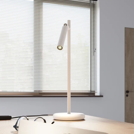 Lampa biurkowa PASTELO biała SL.1468 - Sollux
