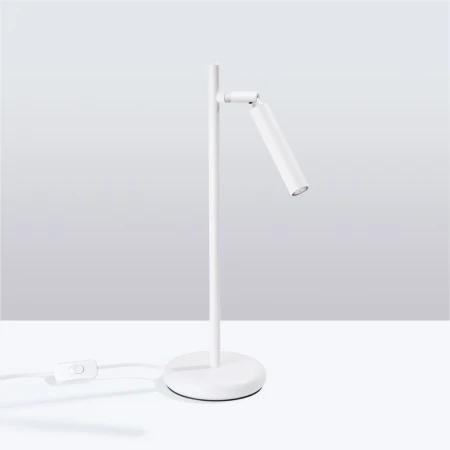 Lampa biurkowa PASTELO biała SL.1468 - Sollux