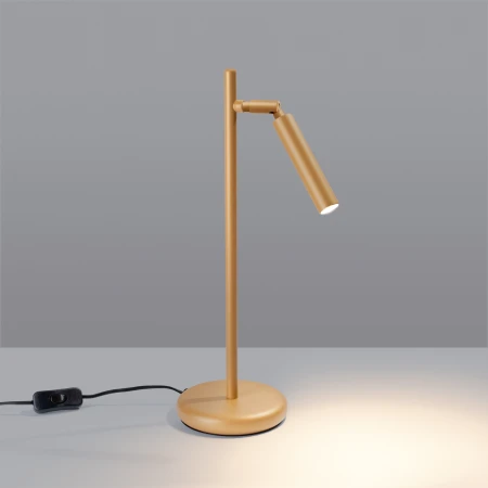 Lampa biurkowa PASTELO złota SL.1470 - Sollux