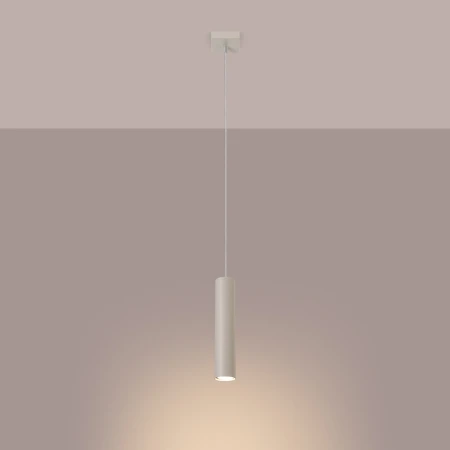 Lampa wisząca LAGOS 1 beżowa SL.1479 - Sollux
