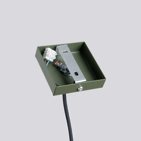 Lampa wisząca LAGOS 1 zielona oliwka SL.1484 - Sollux
