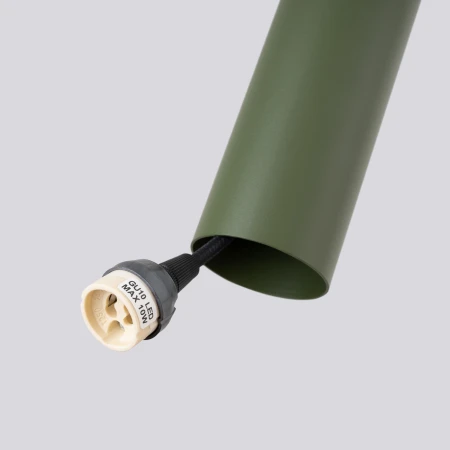 Lampa wisząca LAGOS 2 zielona oliwka SL.1485 - Sollux
