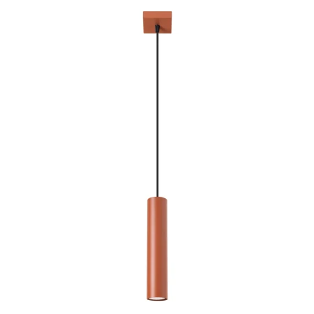 Lampa wisząca LAGOS 1 ochra czerwona SL.1489 - Sollux