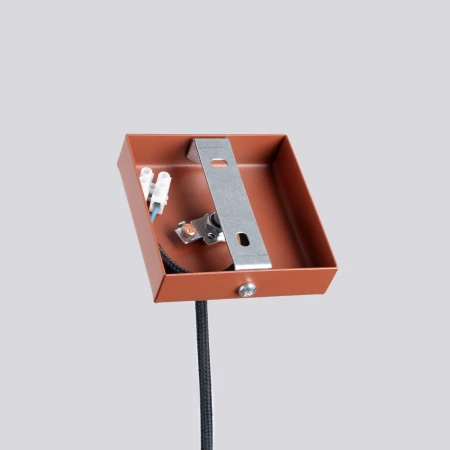 Lampa wisząca LAGOS 1 ochra czerwona SL.1489 - Sollux