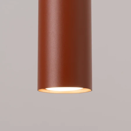 Lampa wisząca LAGOS 1 ochra czerwona SL.1489 - Sollux