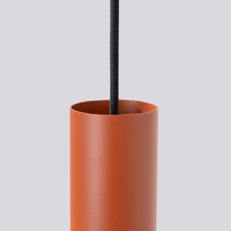 Lampa wisząca LAGOS 2 ochra czerwona SL.1490 - Sollux