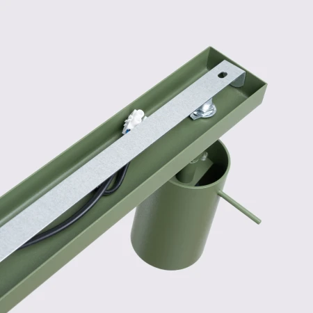 Plafon RING 6L zielony oliwkowy SL.1505 - Sollux