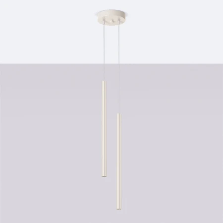 Lampa wisząca PASTELO 2 beżowa SL.1513 - Sollux