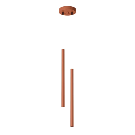Lampa wisząca PASTELO 2 ochra czerwona SL.1525 - Sollux