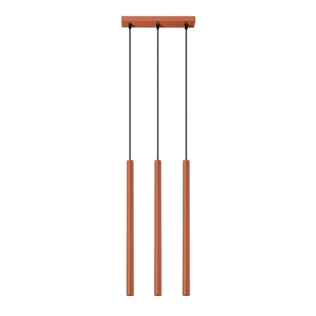 Lampa wisząca PASTELO 3 ochra czerwona SL.1526 - Sollux