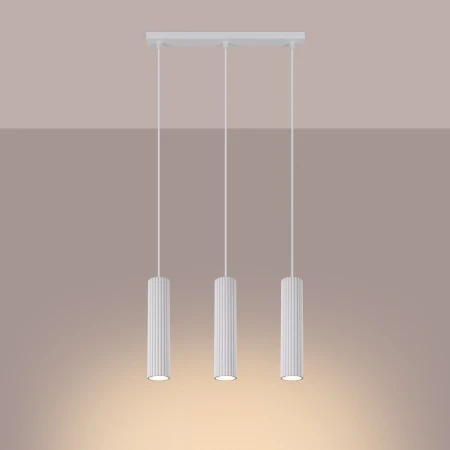 Lampa wisząca KARBON 3L Biały SL.1537 - Sollux